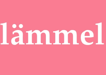 Synonym lämmel