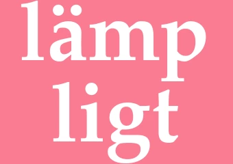 Synonym lämpligt