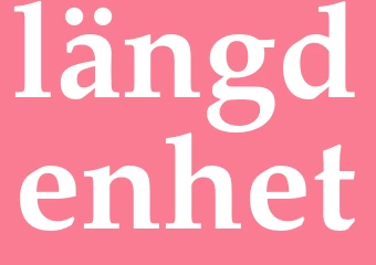 Synonym längdenhet