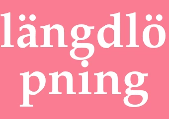 Synonym längdlöpning