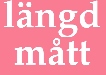 Synonym längdmått