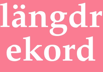 Synonym längdrekord