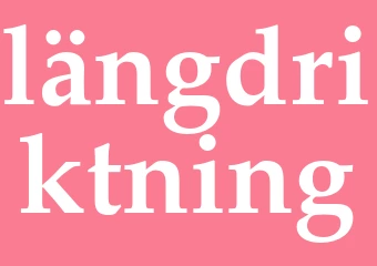 Synonym längdriktning