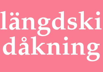 Synonym längdskidåkning