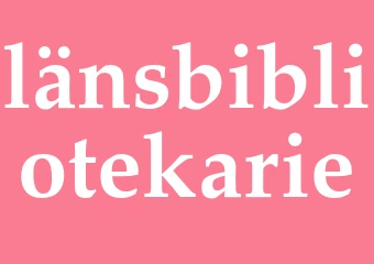 Synonym länsbibliotekarie