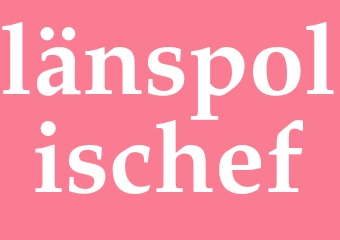 Synonym länspolischef