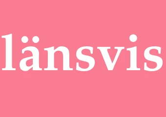 Synonym länsvis