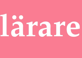Synonym lärare