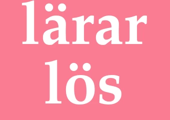 Synonym lärarlös