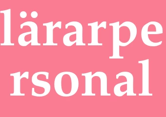 Synonym lärarpersonal