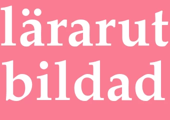 Synonym lärarutbildad