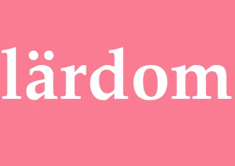 Synonym lärdom