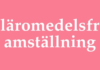 Synonym läromedelsframställning