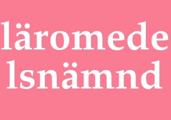 Synonym läromedelsnämnd