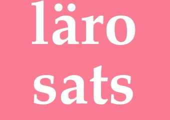 Synonym lärosats