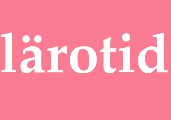 Synonym lärotid