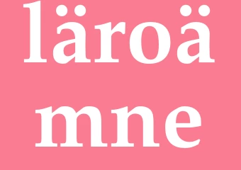 Synonym läroämne