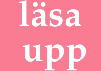 Synonym läsa upp