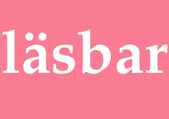 Synonym läsbar