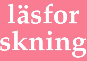 Synonym läsforskning