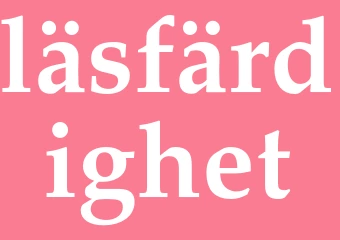 Synonym läsfärdighet