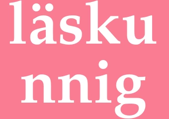 Synonym läskunnig