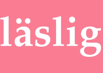 Synonym läslig