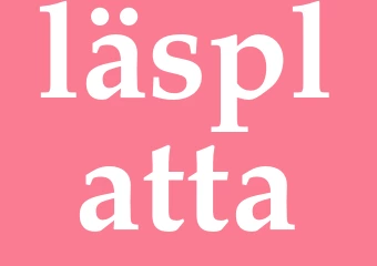 Synonym läsplatta