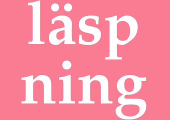 Synonym läspning