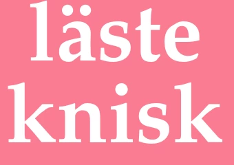 Synonym lästeknisk