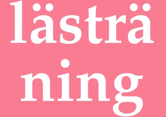 Synonym lästräning