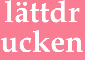 Synonym lättdrucken