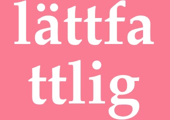 Synonym lättfattlig