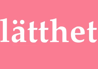 Synonym lätthet