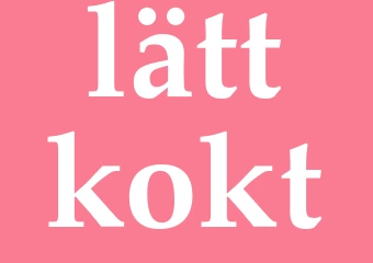 Synonym lättkokt