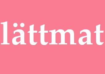 Synonym lättmat