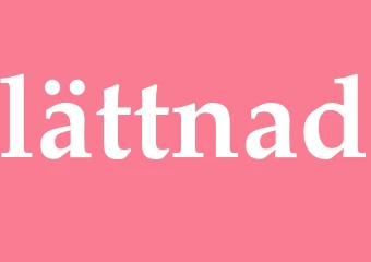 Synonym lättnad