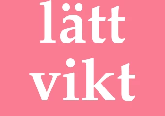 Synonym lättvikt