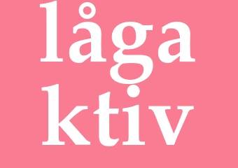Synonym lågaktiv