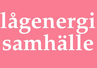 Synonym lågenergisamhälle