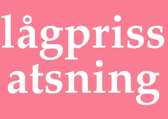 Synonym lågprissatsning