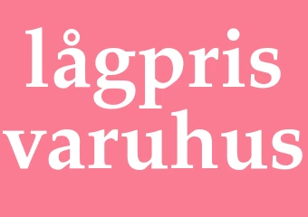 Synonym lågprisvaruhus