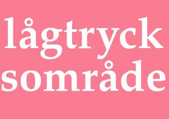 Synonym lågtrycksområde