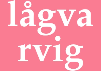 Synonym lågvarvig