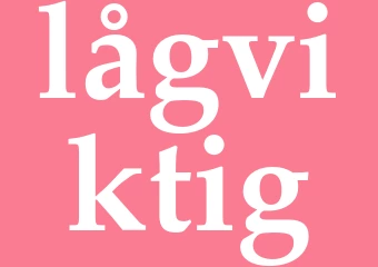 Synonym lågviktig