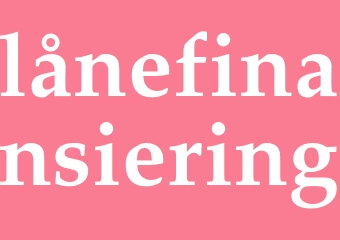 Synonym lånefinansiering