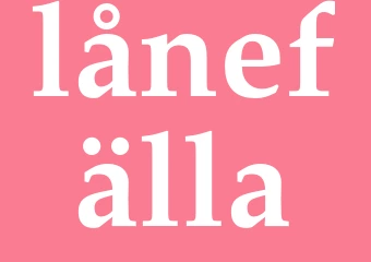 Synonym lånefälla