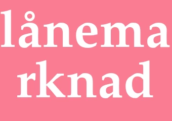 Synonym lånemarknad