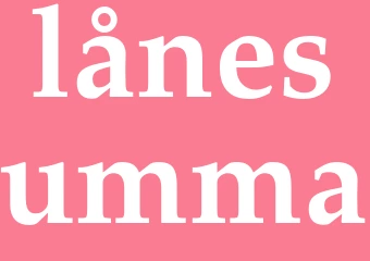 Synonym lånesumma