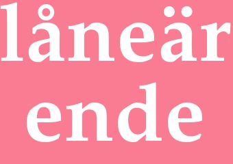 Synonym låneärende